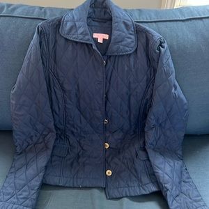 Lilly Pulitzer quilted button down jacket